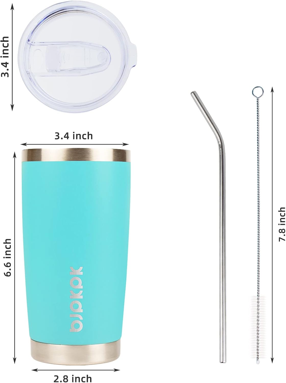 30 oz Tumbler with Lid and Straw, Insulated Stainless Steel Cup | Double Wall Vacuum, BPA Free, Leak Proof, Keeps Hot/Cold, Travel & Beach Ready, Car Holder Fit, Brick Red - Colors A
