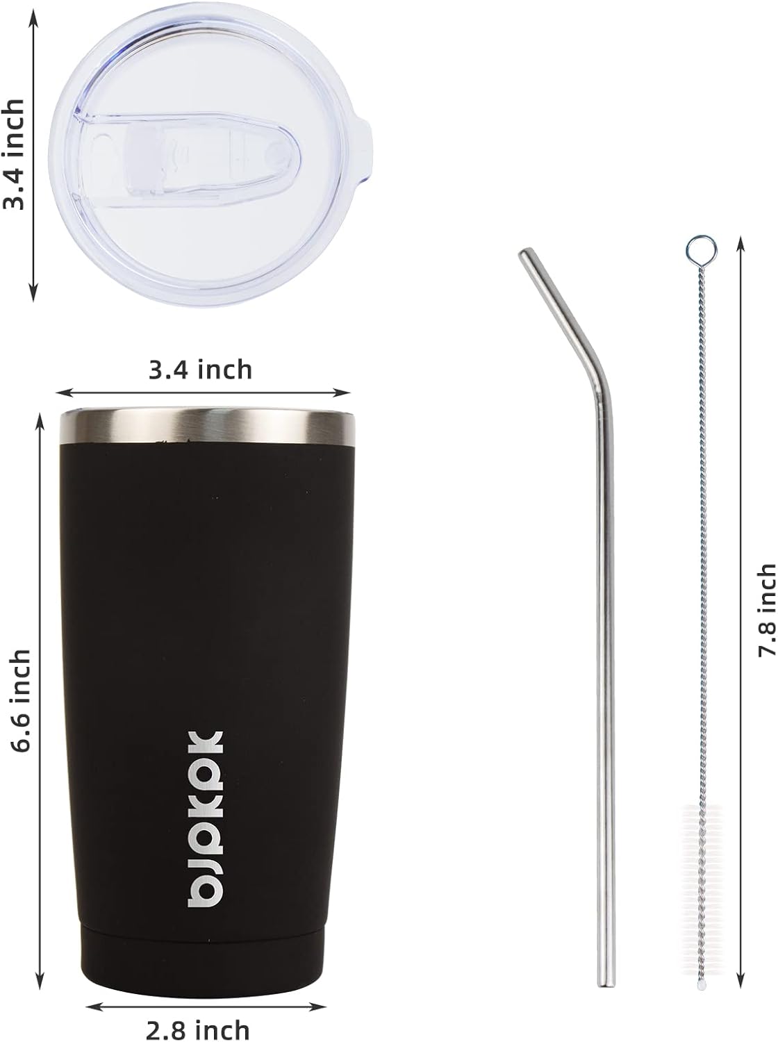 30 oz Tumbler with Lid and Straw, Insulated Stainless Steel Cup | Double Wall Vacuum, BPA Free, Leak Proof, Keeps Hot/Cold, Travel & Beach Ready, Car Holder Fit, Brick Red - Colors A