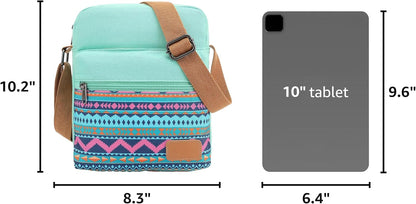 Girls Crossbody Purses for Kids 2 PCS Cross Body Bag Women Messenger Bag Girls Canvas Bag Cross Body Purse Set - Colors A