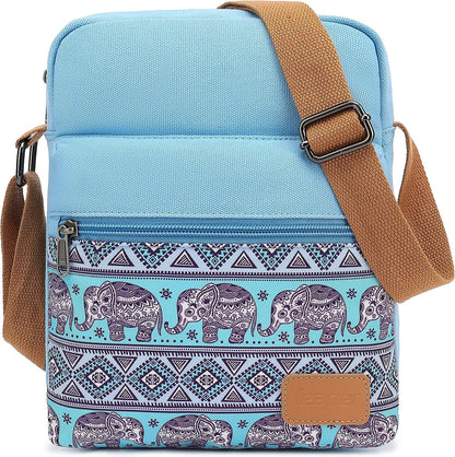 Girls Crossbody Purses for Kids 2 PCS Cross Body Bag Women Messenger Bag Girls Canvas Bag Cross Body Purse Set - Colors A