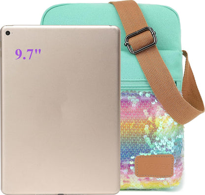 Girls Crossbody Purses for Kids 2 PCS Cross Body Bag Women Messenger Bag Girls Canvas Bag Cross Body Purse Set - Colors A