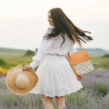Girls Crossbody Purses for Kids 2 PCS Cross Body Bag Women Messenger Bag Girls Canvas Bag Cross Body Purse Set - Colors A