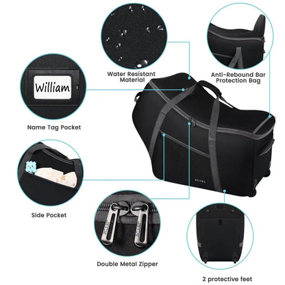 SCTEL Car Seat Travel Bag for Airplane Fits Chicco KeyFit 30