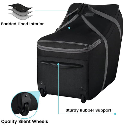 SCTEL Car Seat Travel Bag for Airplane Fits Chicco KeyFit 30