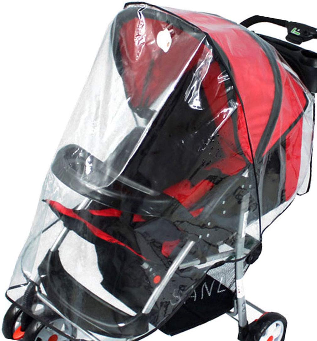 Stroller Rain Cover Universal Rain Cover for Stroller Baby Universal Waterproof Windyproof Weather Shield Stroller Rain Cover, Window Style