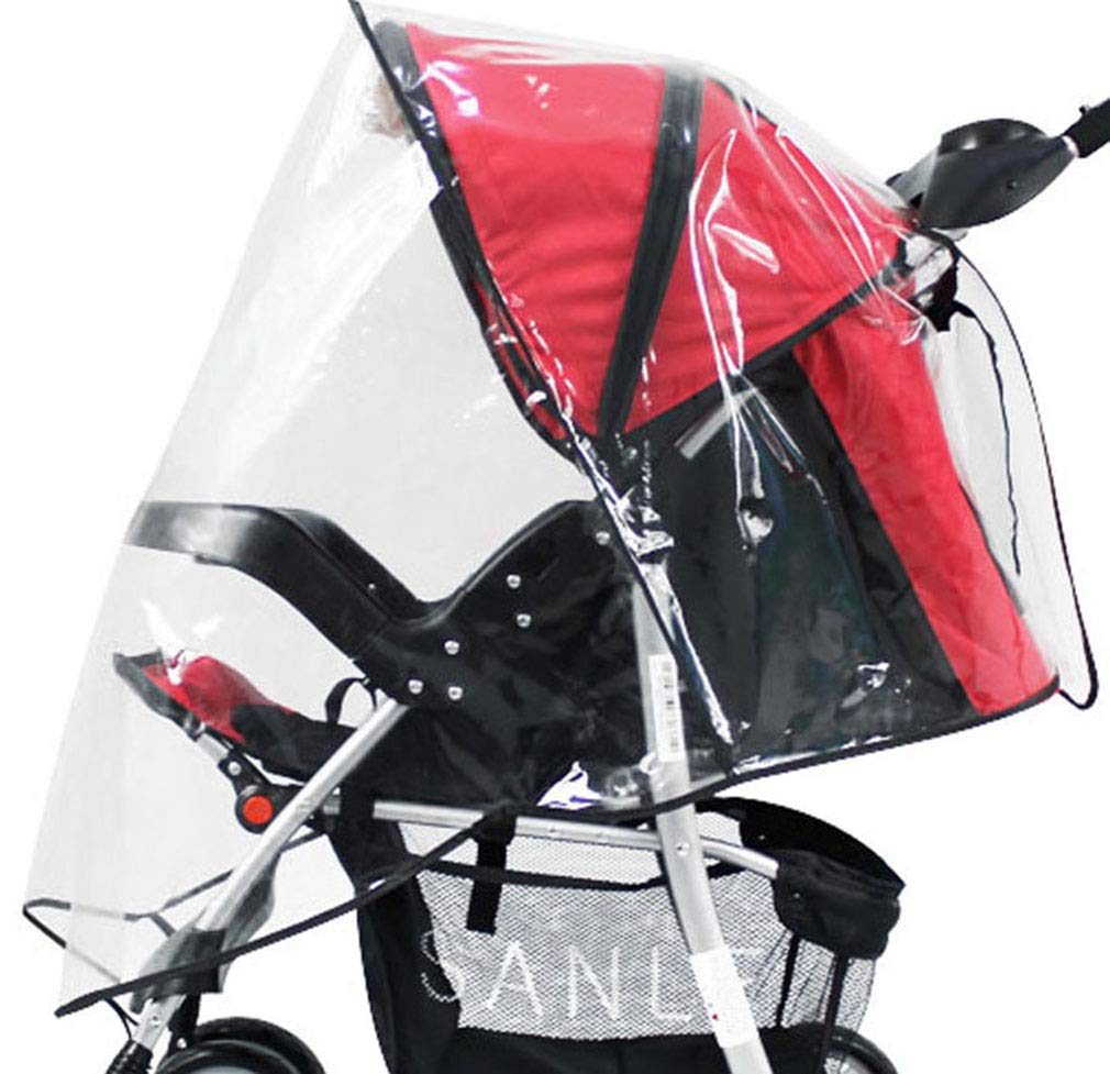 Stroller Rain Cover Universal Rain Cover for Stroller Baby Universal Waterproof Windyproof Weather Shield Stroller Rain Cover, Window Style