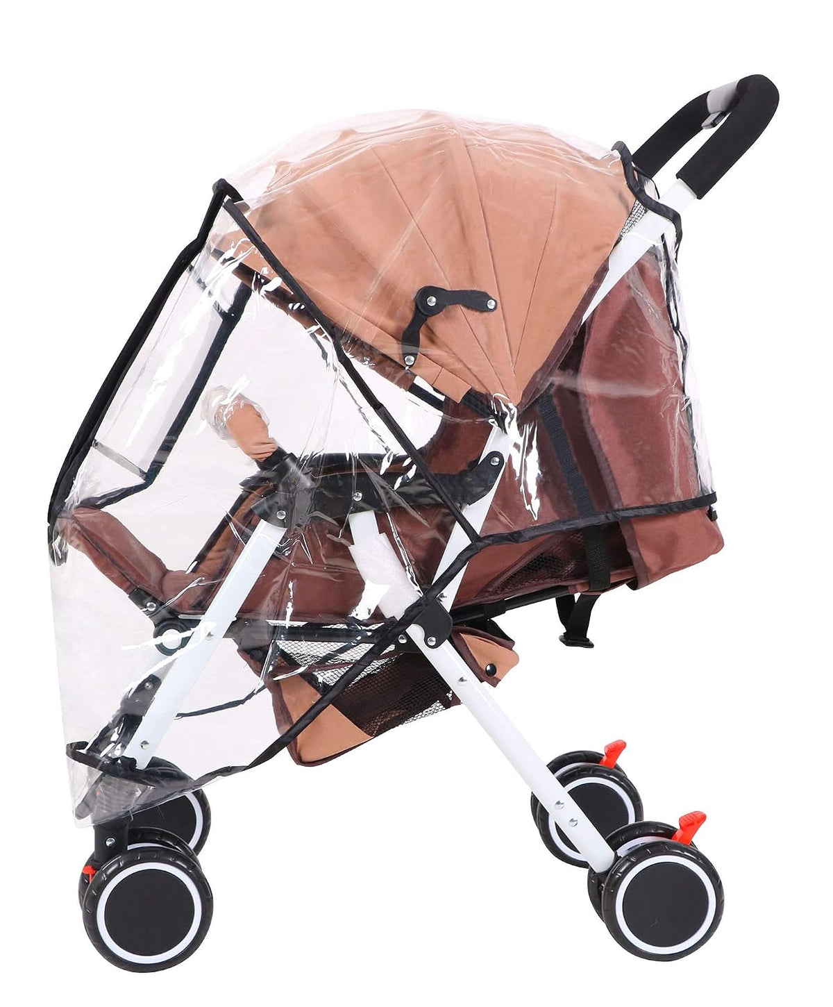 Stroller Rain Cover Universal Rain Cover for Stroller Baby Universal Waterproof Windyproof Weather Shield Stroller Rain Cover, Window Style