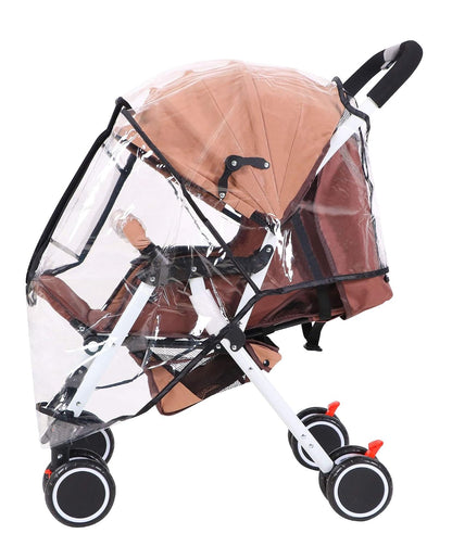 Stroller Rain Cover Universal Rain Cover for Stroller Baby Universal Waterproof Windyproof Weather Shield Stroller Rain Cover, Window Style