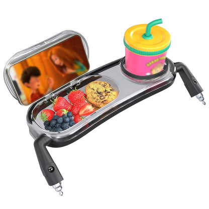Snack Tray with Dustproof Lid, Fits for UPPAbaby Vista, Cruz, RumbleSeat