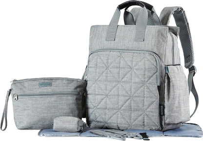 SoHo Collections, Kenneth Back Pack Diaper Bag 5 Pieces Set