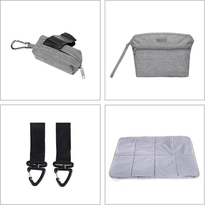 SoHo Collections, Kenneth Back Pack Diaper Bag 5 Pieces Set
