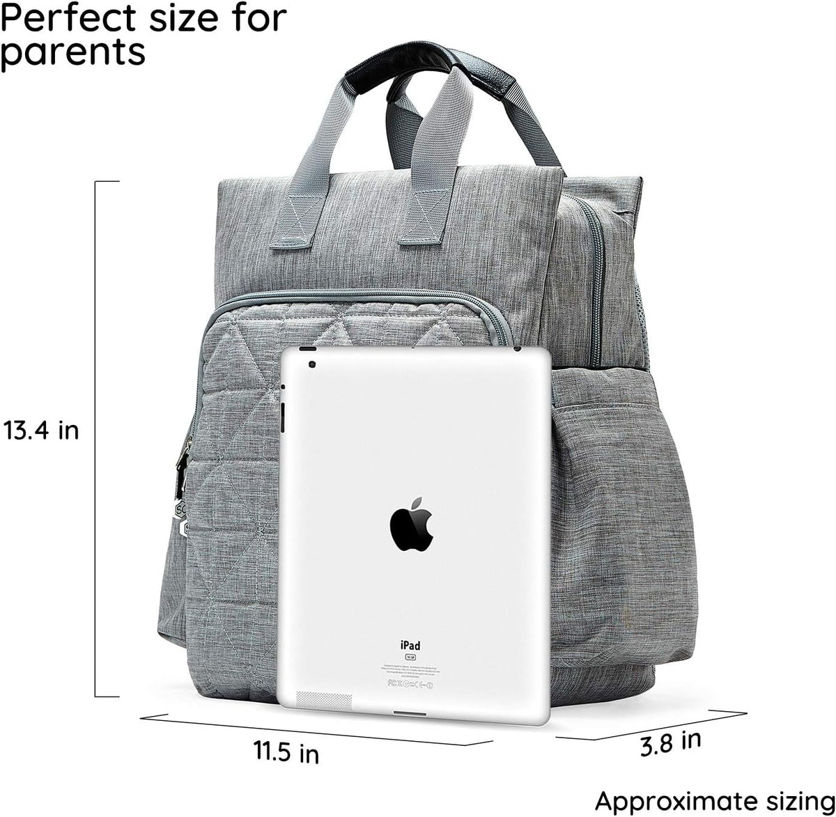 SoHo Collections, Kenneth Back Pack Diaper Bag 5 Pieces Set