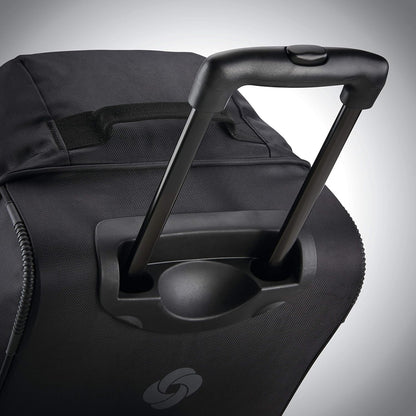 Andante 2 Wheeled Duffel Bag – 28-Inch Durable Rolling Luggage with Inline Skate Wheels, Push-Button Handle & Spacious Compartments – Travel-Friendly and Lightweight - Riverrock/Black