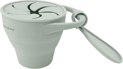 Silicone Toddler Snack Cup, Spill Proof Container with Lid for Kids, Food Grade and BPA Free