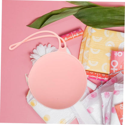 Pacifier Bag for Travel Silicone Storage Container Sturdy Zipper Pacifier Holder Case Strap