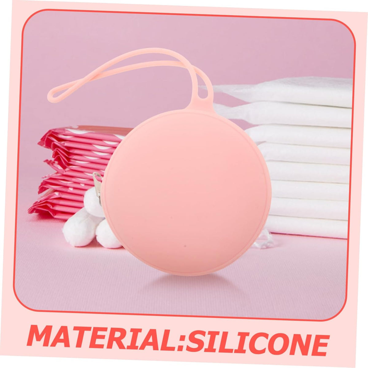 Pacifier Bag for Travel Silicone Storage Container Sturdy Zipper Pacifier Holder Case Strap