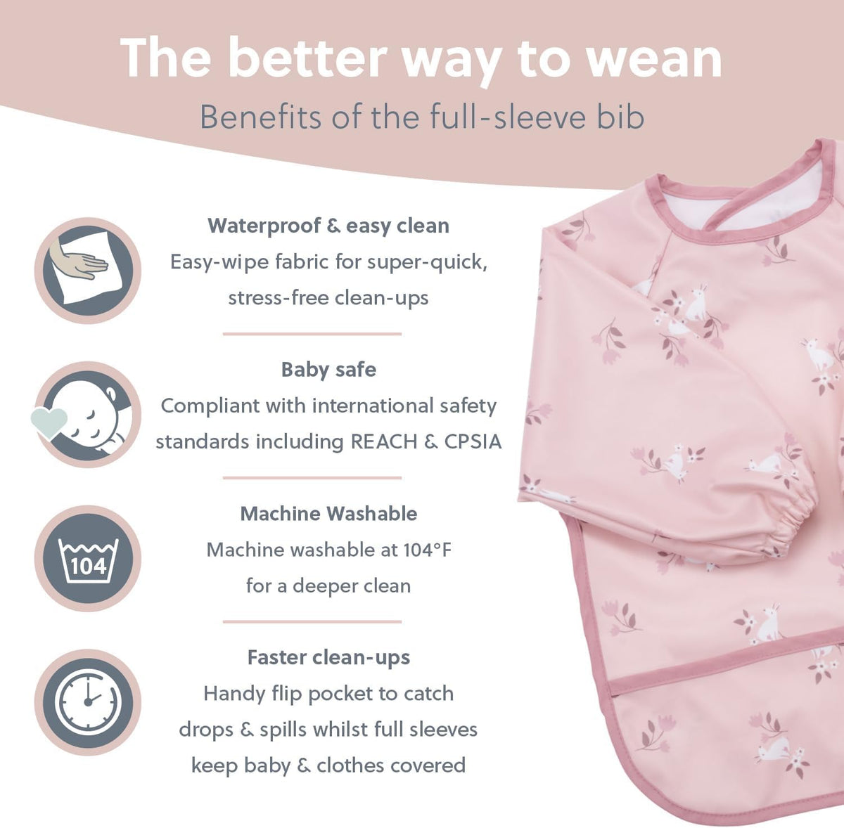 Set of Silicone Bibs for Babies & Toddlers,Soft Adjustable Bibs with Pocket Food Catcher for Baby Girl,Boy(Set 1)