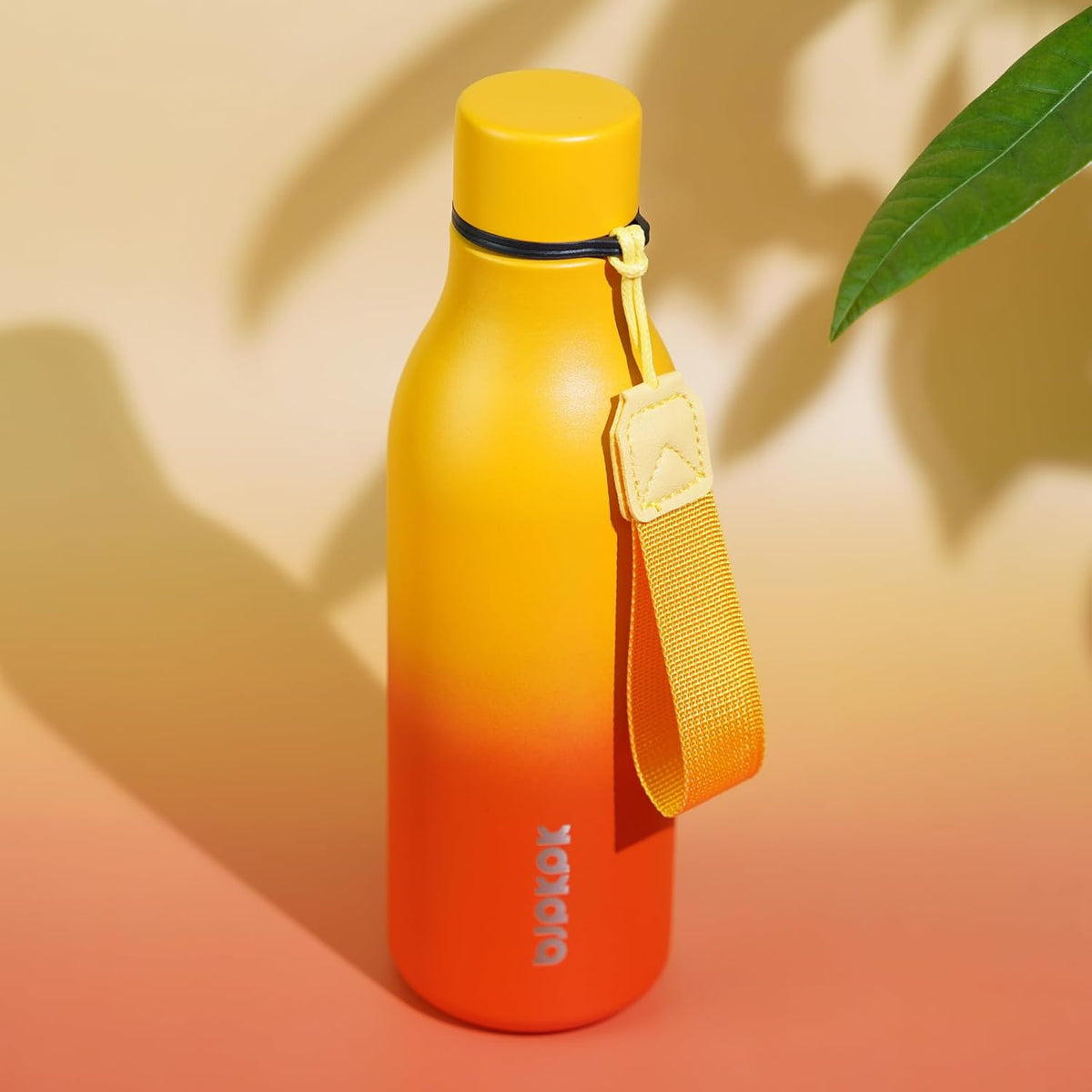 18oz Insulated Water Bottle, Stainless Steel Bottle with Carry Strap - Colors B