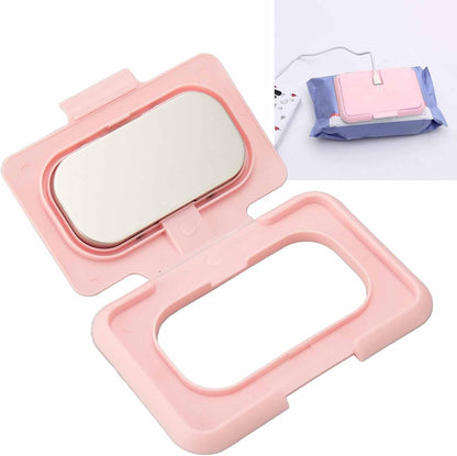 Baby Wipe Warmer with Constant Temperature, Large Capacity, Evenly Heating, Portable USB, for Wet Wipe Heater in