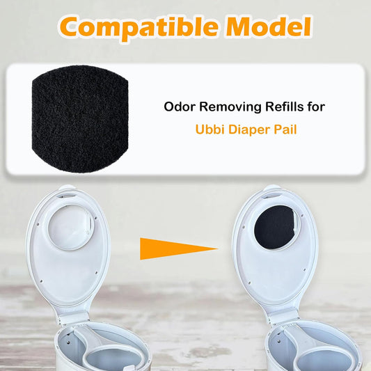 8 Pack Diaper Pail Odor Removing Refills for Ubbi Diaper Pail