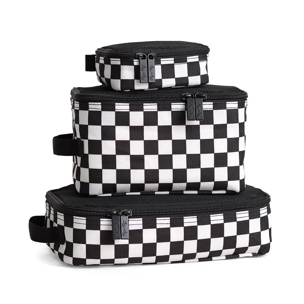 Packing Cubes for Travel, Set of 3 Organizers (Milk & Honey)