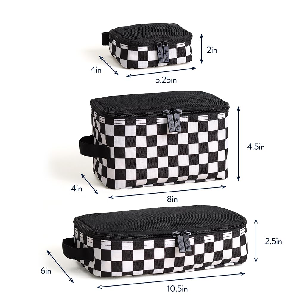 Packing Cubes for Travel, Set of 3 Organizers (Milk & Honey)