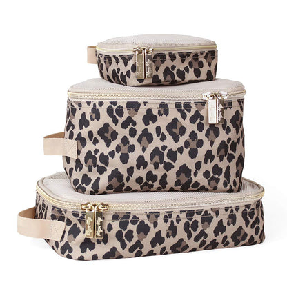 Packing Cubes for Travel, Set of 3 Organizers (Milk & Honey)
