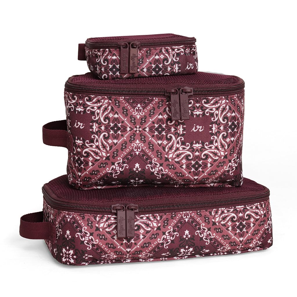 Packing Cubes for Travel, Set of 3 Organizers (Milk & Honey)