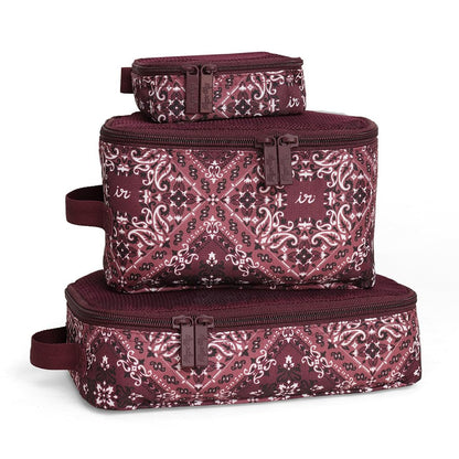 Packing Cubes for Travel, Set of 3 Organizers (Milk & Honey)