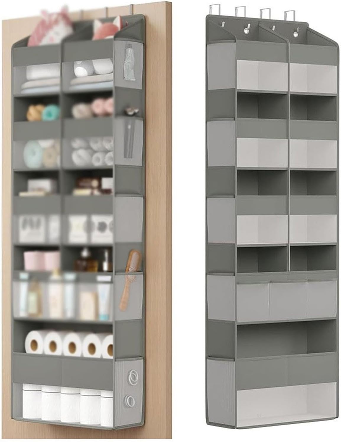 Over-the-Door Organizer,Behind The Door Storage Hanging Shelves