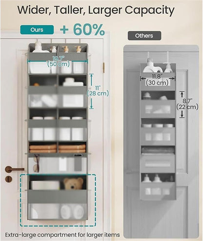 Over-the-Door Organizer,Behind The Door Storage Hanging Shelves