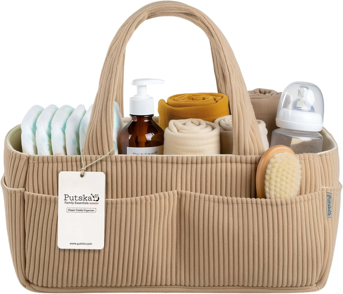 Baby Diaper Caddy Organizer, Nursery Basket
