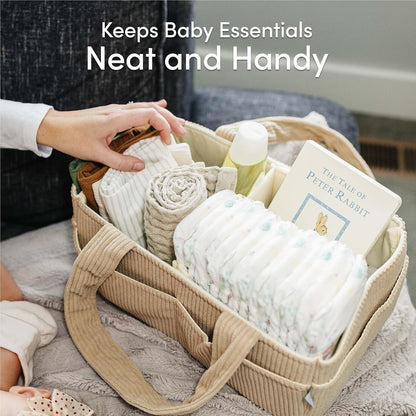 Baby Diaper Caddy Organizer, Nursery Basket