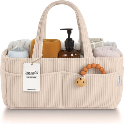 Baby Diaper Caddy Organizer, Nursery Basket