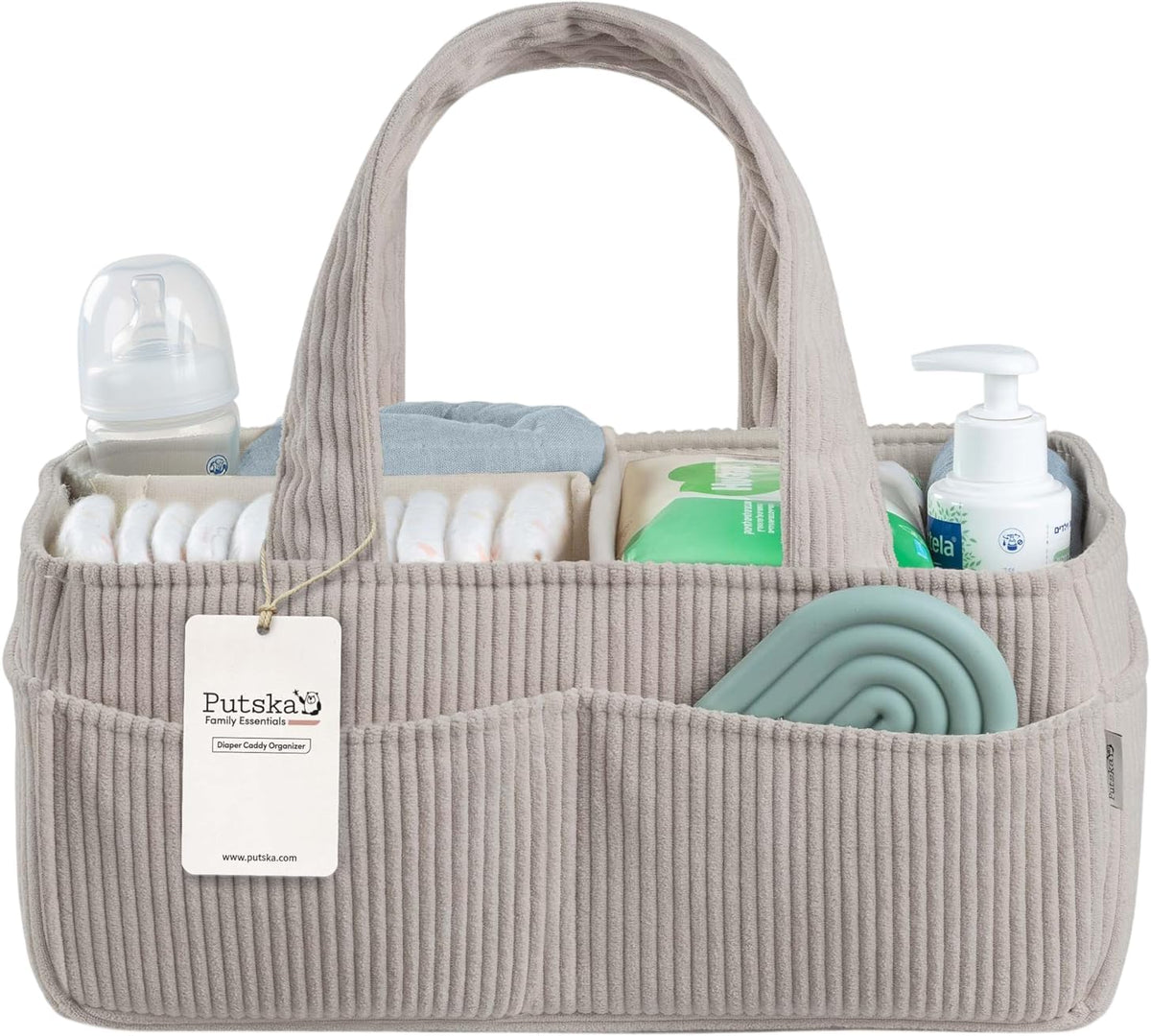 Baby Diaper Caddy Organizer, Nursery Basket