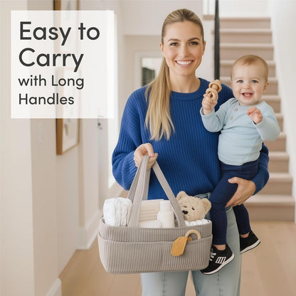 Baby Diaper Caddy Organizer, Nursery Basket