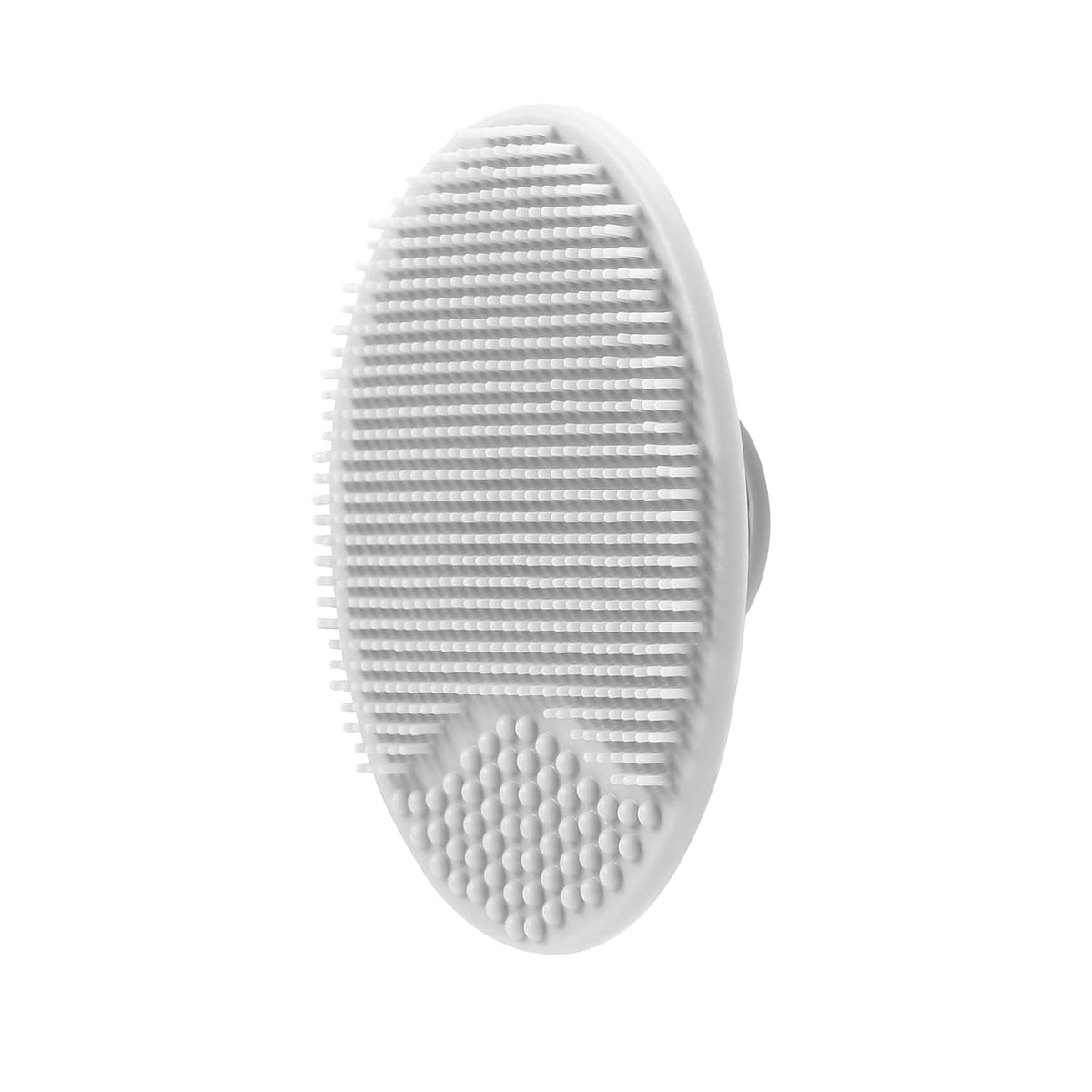 Baby Bath Rinse Cup, Silicone Baby Shampoo Rinser with 2 Pack Cradle Cap Brush for Kids Toddler Body Washing (Grey)