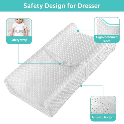 Soft Baby Changing Pad for Dresser Diaper Changing Table Mattress with Cover for Babies and Toddlers Waterproof