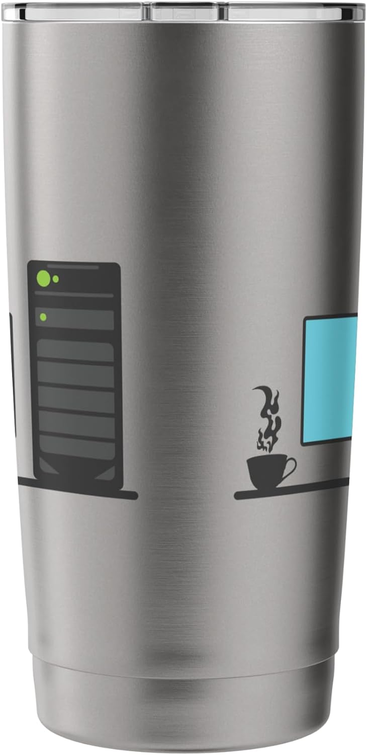 Office Desk with a Calming Tea Blend Stainless Steel Insulated Tumbler