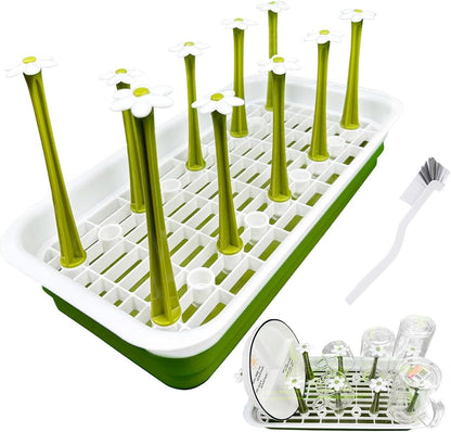 Removable Large Water Bottle Drying Rack, Vertical Bottle Drying Rack