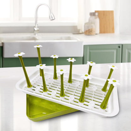 Removable Large Water Bottle Drying Rack, Vertical Bottle Drying Rack