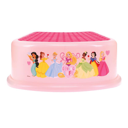 Princess Loving Life Step Stool - Kids Step Stool, Potty Training, Non-Slip, Bathroom, Kitchen, Lightweight