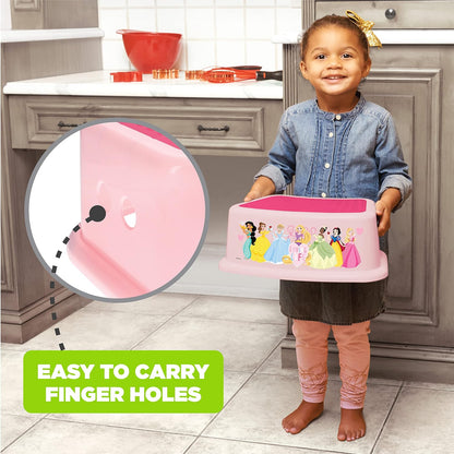 Princess Loving Life Step Stool - Kids Step Stool, Potty Training, Non-Slip, Bathroom, Kitchen, Lightweight