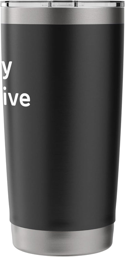Quietly Productive Minimalist Motivation Tee For Work Study Stainless Steel Insulated Tumbler