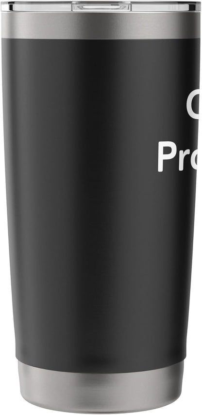Quietly Productive Minimalist Motivation Tee For Work Study Stainless Steel Insulated Tumbler