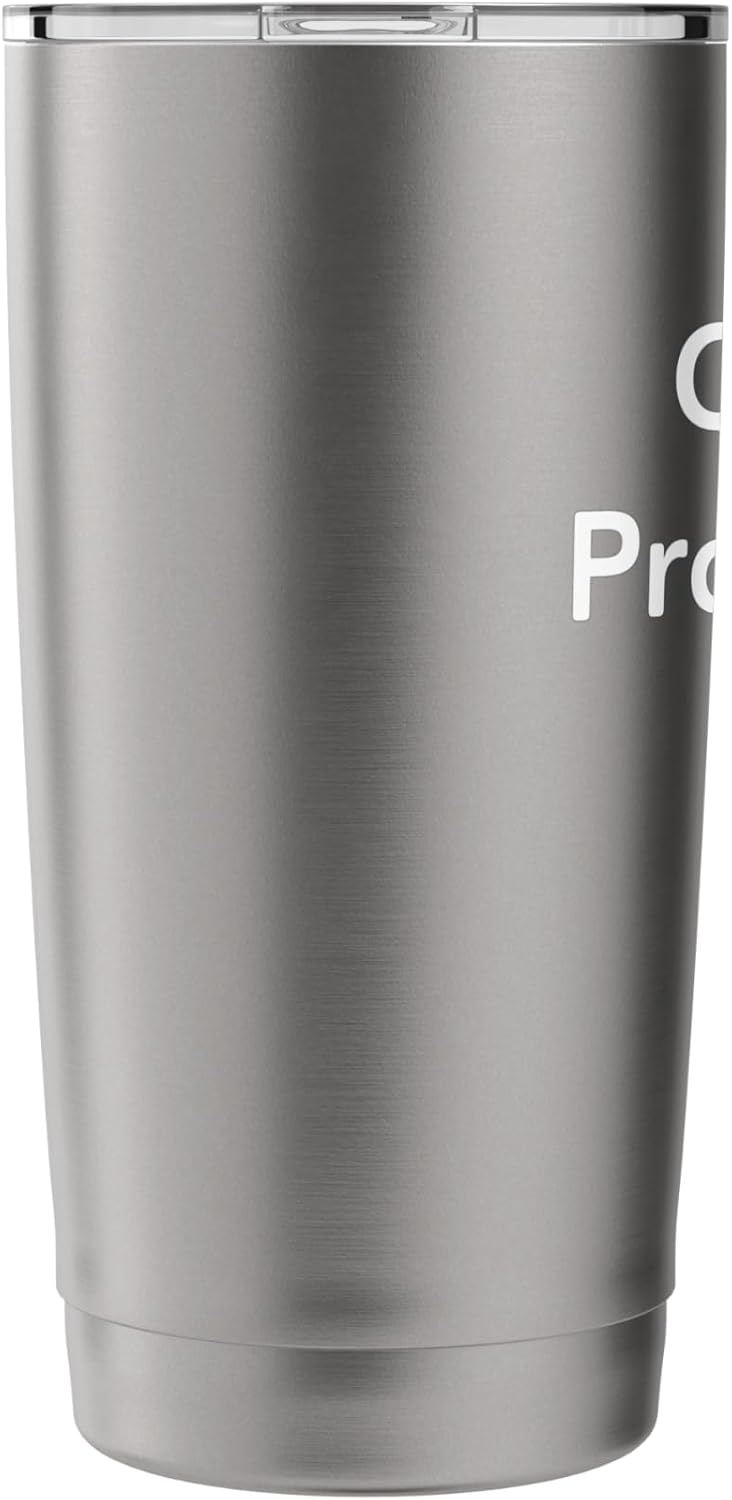 Quietly Productive Minimalist Motivation Tee For Work Study Stainless Steel Insulated Tumbler