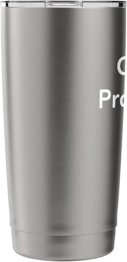 Quietly Productive Minimalist Motivation Tee For Work Study Stainless Steel Insulated Tumbler