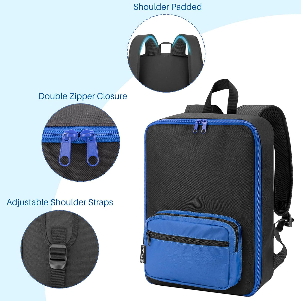Toy Car Storage Backpack, Diecast Organizer 108 Slots (Black)
