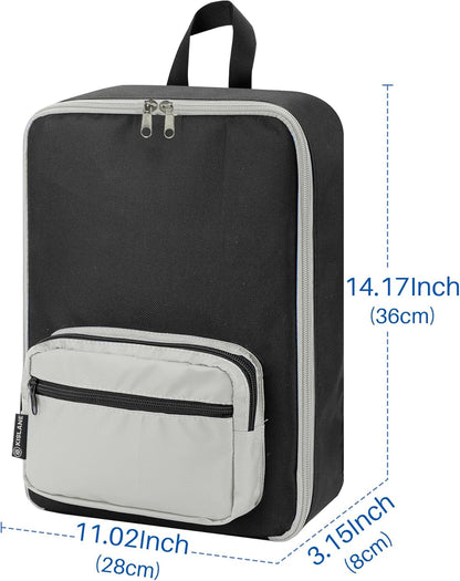 Toy Car Storage Backpack, Diecast Organizer 108 Slots (Black)