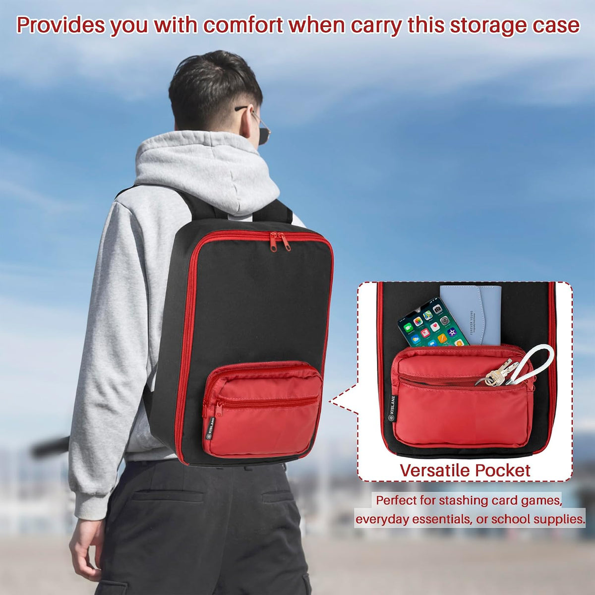 Toy Car Storage Backpack, Diecast Organizer 108 Slots (Black)